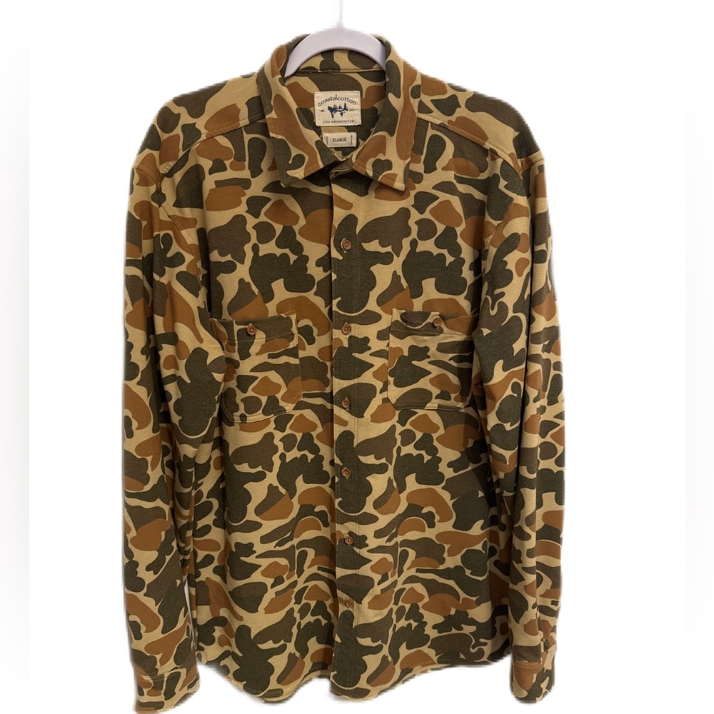 Coastal Cotton- Classic Camo French Terry Shacket